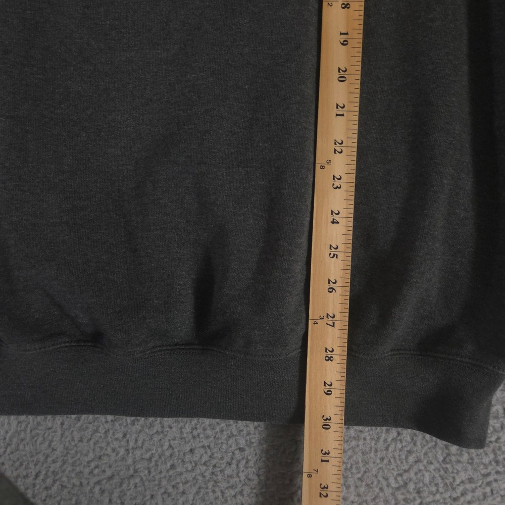 Carhartt Hoodie Mens XL Gray Marquette Loose Fit Cotton Blend Lacrosse Graphic - Picture 7 of 9